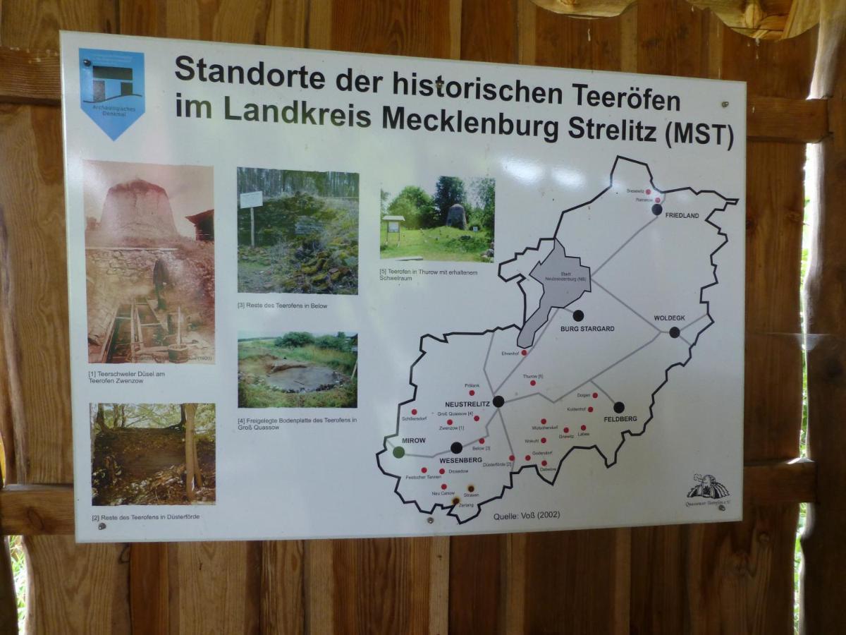 Zwei Seen Ferienhaus Canow Exterior foto
